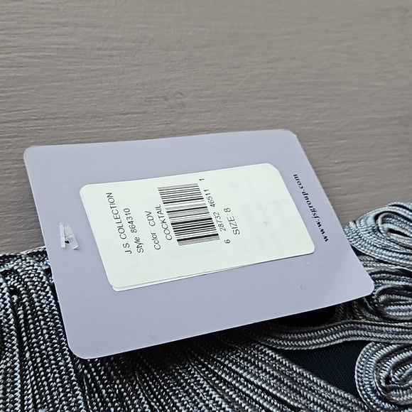 NWT J.S. Collection Soutache Ribbon Lace Mesh Sheath Dress - Picture 9 of 16